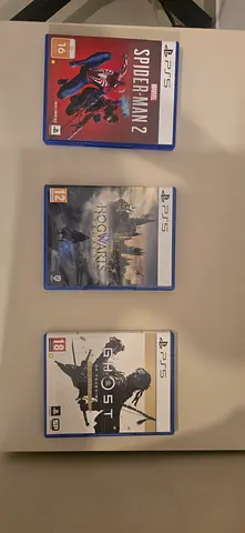 Three PS5 Games: Spider-Man 2, Hogwarts Legacy, Ghost of Tsushima Director's Cut