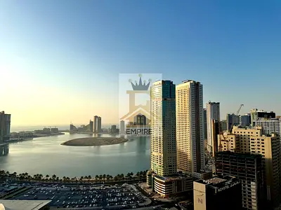 Spacious Appartment Full Sea view 1 month free Maintenance free in al taawun Sharjah 6 cheques payment Easy exit to dubai