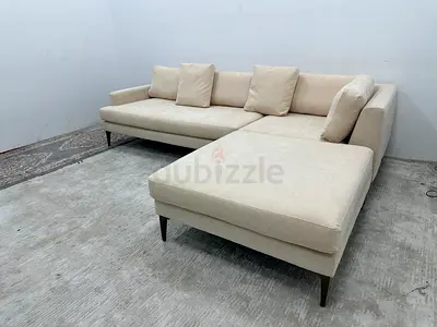 Perfect condition west elm beige sofa
