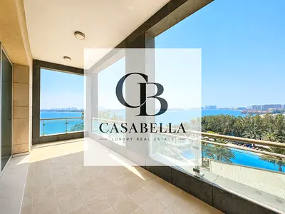 Huge 2BR+Maid | Full Sea View | Massive Terrace