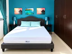 0% commission, Marina luxury master bedroom with attached washroom , weekly 3 days free cleaning