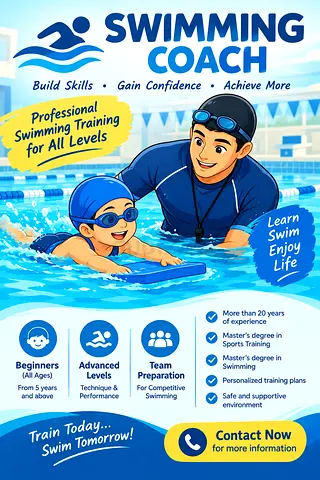 🏊‍♂️ PROFESSIONAL SWIMMING COACH | 20+ YEARS OF EXPERIENCE