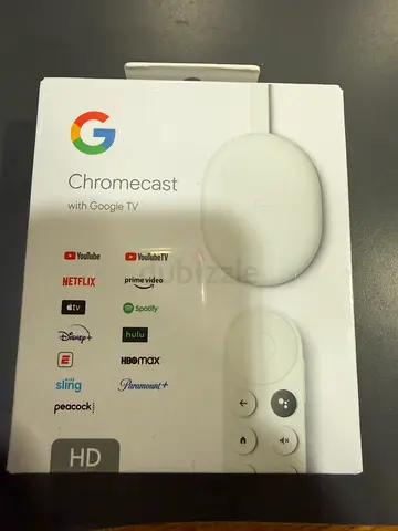 Google Chromecast with Google TV (4K,HD) - Sealed Box Original