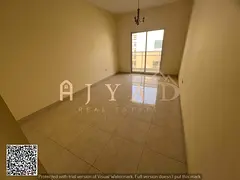 For annual rent in Ajman, Al Hamidiya 1: 1-bedroom apartment, 2 bathrooms, balcony, free gym, vibran