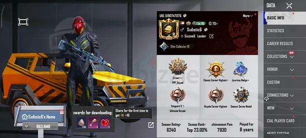 Pubg season 3 account urgent sale