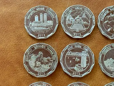 Collectible Sri Lankan 25 District Coins