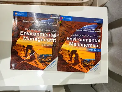 Cambridge IGCSE & O Level Environmental Management Coursebook + Workbook (Pair)