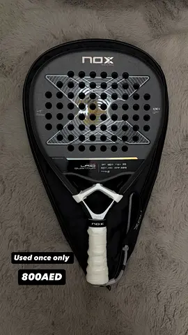 Nox Padel Racket - Used Once, Like New (800 AED)