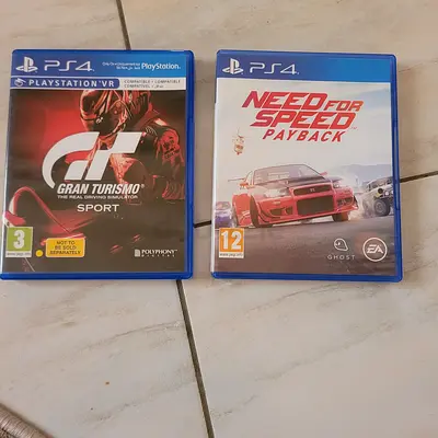 PS4 Games: Need for Speed Payback + Gran Turismo Sport - Original Cases