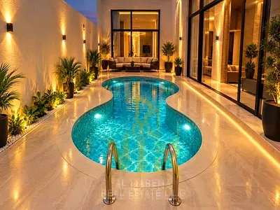 Royal-Finish Corner Villa with Private Pool in Al Zahia | 6 Rooms | 5,000 Sq.Ft.