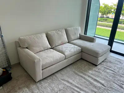 Perfect Condition Crate&Barrel Axis feather 🪶 filled L Shape Sofa