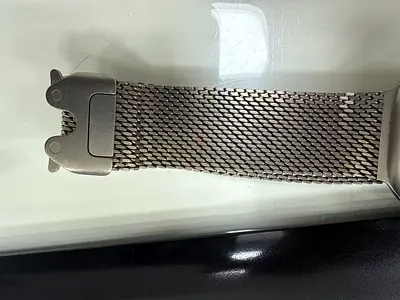49mm Natural Titanium Milanese Loop - Small