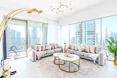 Regal 3BR+Maid w/ Burj Khalifa View Balcony