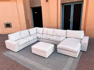 Selling in excellent Condition Ikea Kivik U Shape Sofa Beige without footstool
