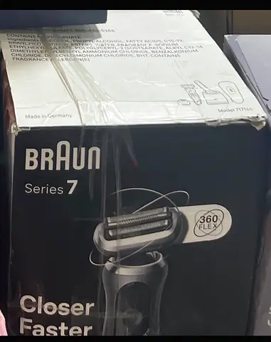 Braun Series 7 Wet & Dry Electric Shaver Kit with Body Groomer & Trimmer Attachments (Brand New)