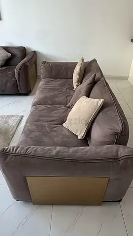 Al Huzaifa Luxury Sofa Set 4+3+1 | Like New | Original AED 69,000