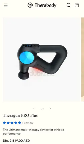 Therabody theragun pro plus heated massage gun