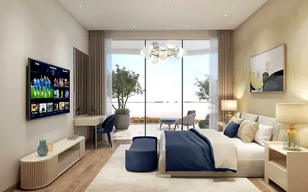 Investor Deal | 0.25 monthly installment | Community lagoon and Amenities View | 4% dld waiver