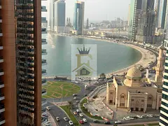 On dubai exit Sea view amazing apartment with coverd parking