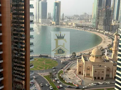 On dubai exit Sea view amazing apartment with coverd parking