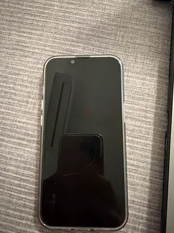 Apple iPhone with Clear Case