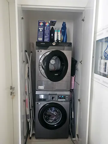 Free Delivery- SAMSUNG 9KG Washer 9KG 💯 Dryer Separate Set Latest Model With Digital Clock 60x60