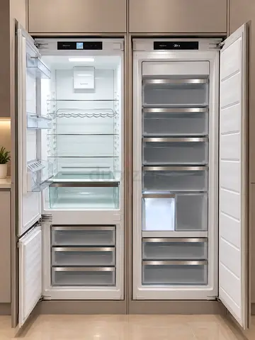 Miele latest model 7000 series built-in fridge freezer set
