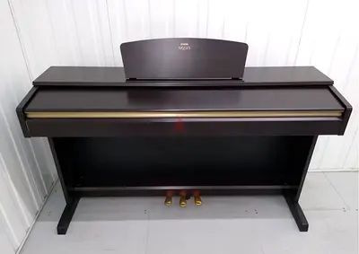 Yamaha Digital Console Piano - Artesia (Dark Wood) with Three Pedals