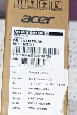 Brand New Acer Spin 512 _TouchScreen + Flip Chromebook_RAM 8GB_SSD 64GB_Builtin PEN_SEALED BOX PACK