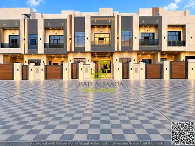 Townhouse (including registration and ownership fees) opposite Al-Abir Street, two floors and a roof, at a great price