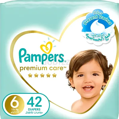 Pampers Premium Care Diapers Size 6 Pack of 42