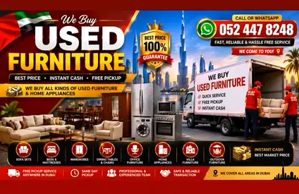 USED FURNITURE BUYERS IN DUBAI 0524478248