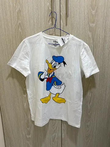 White Disney Donald Duck T-shirt - Unisex Casual Tee, Brand New