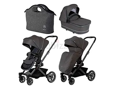 Mercedes-Benz Stroller Travel System Deep sea Complete Set - Dark Grey