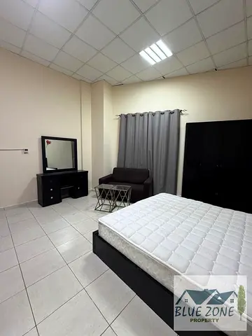 SUPPER OFFER ** STUDIO **FULLY FURNISHED MONTHLY PAYMENTS JUST IN 2600 NEAR TO PARK IN AL QASIMIA SHJ