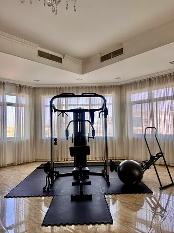 Home multi-gym station with accessories - excellent condition