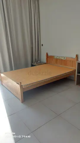 Wooden bed