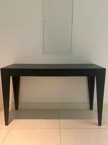 Minimalist Black Console Table from Home Design