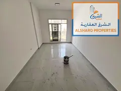 One bedroom, living room, two bathrooms, a balcony, and built-in closets; spacious layout; situated