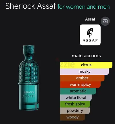 Sherlock Assaf unisex perfume - 200 ml EDP