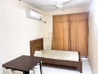 Fully furnished small room with sharing bathroom near Abuhail metro in Al Shaab, Hor Al Anz.