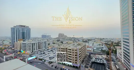 غرفة وصالة  طابق مرتفع اطلالة على البحر مطبخ مغلق  مع باركينغ