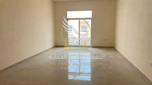 2 Bedrooms Living Room Al Qulayaa Sharjah Free Maintenance Balcony with Open View Central A/C Flexible Payment Options Close to Falafel Al Mazr