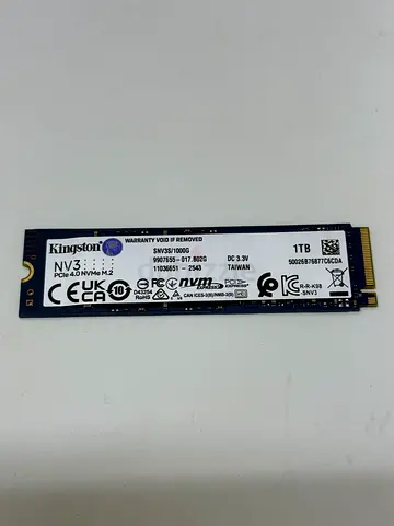 KingSton 1Tb Nvme Gen 4 - 100 Health , Barely Used