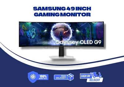 Samsung 49 Inch Odyssey OLED G9 DQHD 240Hz Gaming Monitor LS49DG934SUXEN - Free Delivery