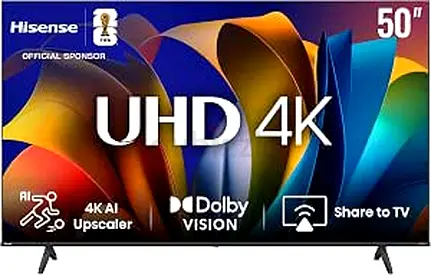 Hisense 50″ E6N 4K UHD Smart TV | Dolby Vision | Game Mode Plus | 50E6N
