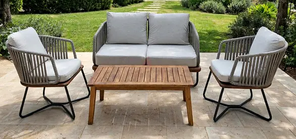 Teak wood garden set