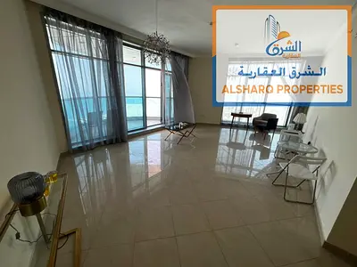 Swimming pool, gym, and free parking — direct sea view — master bedrooms — built-in wardrobes — laundry room — balcony — central air conditioning — fr