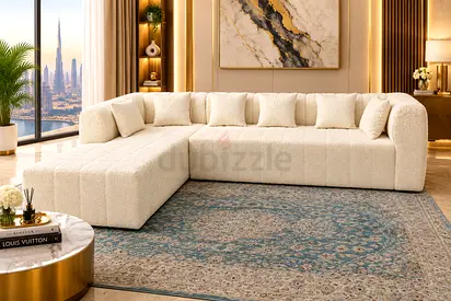 Comfortable L-Shape Living Sofa
Comfortable and stylish L-shape sofa offering spacious seating and a