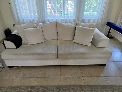The One White Sofa Set – 3-Seater + 1-Seater